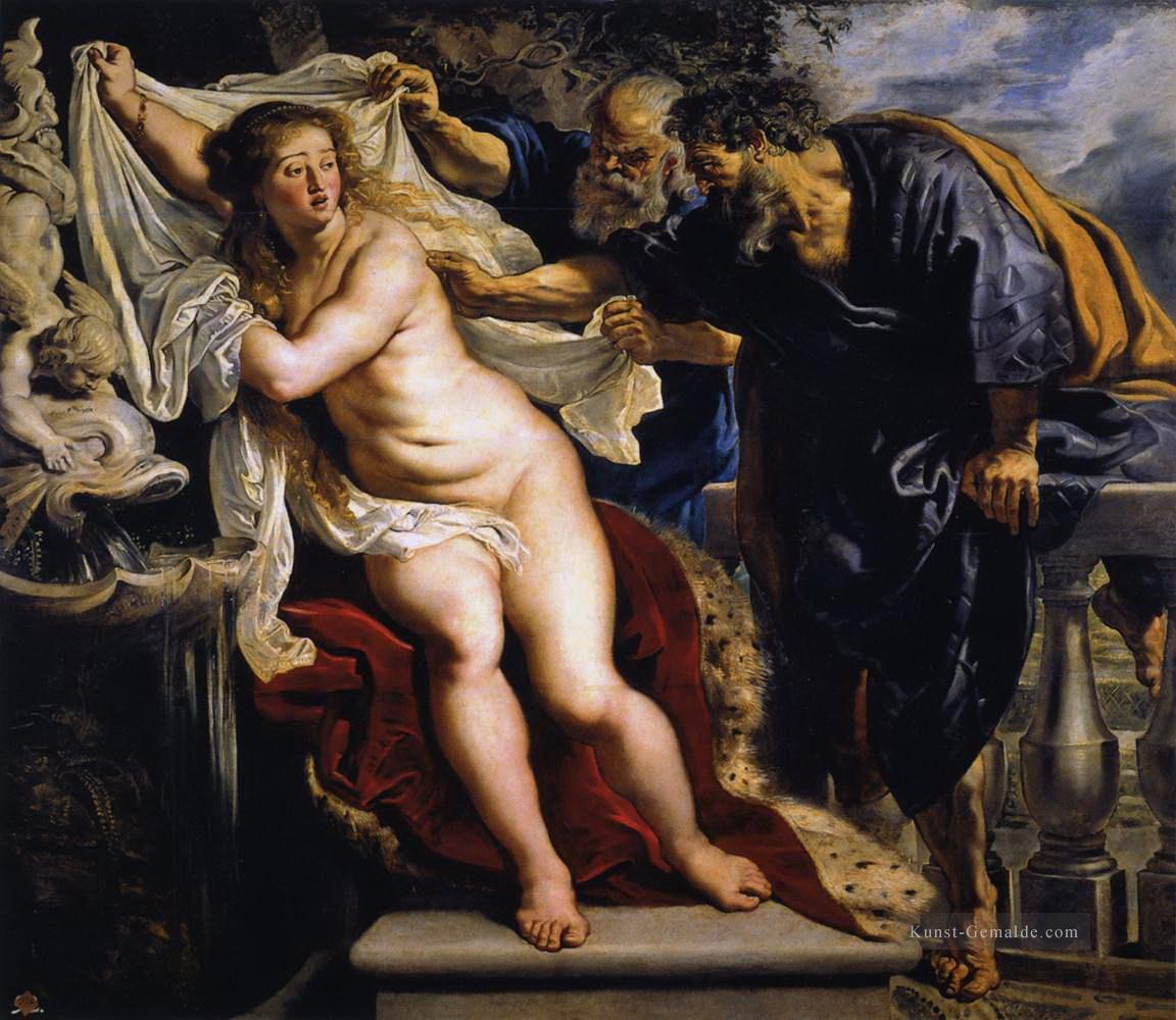 susanna und die Ältesten 1610 Peter Paul Rubens Nacktheit Ölgemälde